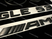 Load image into Gallery viewer, GLE53 Matte Black Badges Pack For Mercedes GLE53 V167 C167 Exclusive Pack
