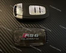 Load image into Gallery viewer, Premium Carbon Fiber Key Fob Cover For Audi RS6 RS5 RS4 S5 S4 SQ5 R8 Old model Exclusive Made
