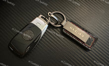 Load image into Gallery viewer, GLC43 Carbon fiber Keyring Keychain For Mercedes GLC43 AMG Models Custom Gift
