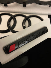 Load image into Gallery viewer, RS4 Gloss Black Badges Package For Audi RS4 B8 B9 2013-2023 Exclusive Pack
