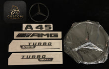 Load image into Gallery viewer, All Black A45 Full badges Package for Mercedes A45 2016-2018 W176 Exclusive Pack
