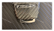 Load image into Gallery viewer, GT63S Genuine Carbon Fiber Keyring Key Fob Cover Package For Mercedes AMG GT63s Custom Gift
