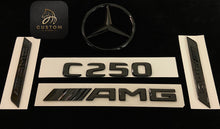 Load image into Gallery viewer, Gloss Black C250 C300 C200 Badges Package For Mercedes AMG C300 C250 C200 W205 C205 S205
