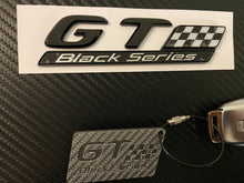 Load image into Gallery viewer, Gloss Black GT Black Series Badge Emblem For Mercedes AMG GT Black Series
