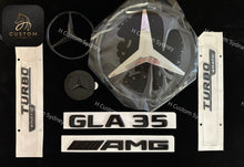 Load image into Gallery viewer, GLA35 Full Black Badges Package For Mercedes GLA35 H247 Exclusive Pack
