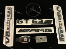 Load image into Gallery viewer, Gloss Black Full Badges Package For Mercedes AMG GT63S X290 ONLY
