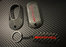 Load image into Gallery viewer, Genuine Carbon Fiber Key Fob Cover For Mercedes AMG W206 X254 W223 Exclusive Made
