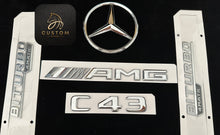 Load image into Gallery viewer, Chrome OEM C43 Badges Pack For Mercedes C43 W205 C205 S205 A205
