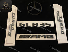 Load image into Gallery viewer, GLB35 Gloss Black Full Badges Package For Mercedes GLB35 AMG Exclusive Pack
