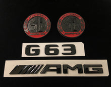 Load image into Gallery viewer, Gloss Black G63 Badges Package For Mercedes G63 AMG W463 W464 Exclusive Pack
