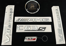 Load image into Gallery viewer, Chrome OEM C63S Badges Pack For Mercedes C63S W205 C205 S205
