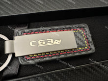 Load image into Gallery viewer, C63S Carbon fiber Keyring Keychain For Mercedes C63S AMG Models Custom Gift
