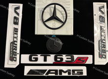 Load image into Gallery viewer, Matte Black GT63S Badges Package For Mercedes GT63S X290 ONLY
