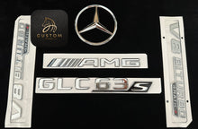 Load image into Gallery viewer, Chrome OEM GLC63S Badges Pack For Mercedes GLC63S X253 Wagon
