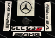 Load image into Gallery viewer, Matte Black GLC63S Badges Package For Mercedes GLC63S X253 C253 Exclusive Pack
