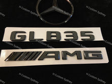 Load image into Gallery viewer, GLB35 Gloss Black Full Badges Package For Mercedes GLB35 AMG Exclusive Pack
