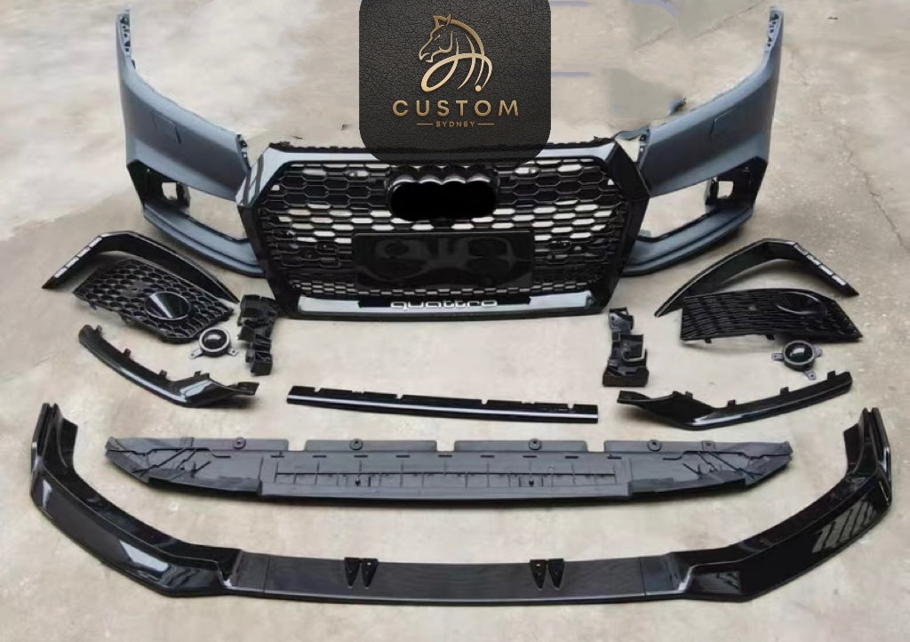 Front Bumper Body Kit for Audi FY Q5 SQ5 2017-2020